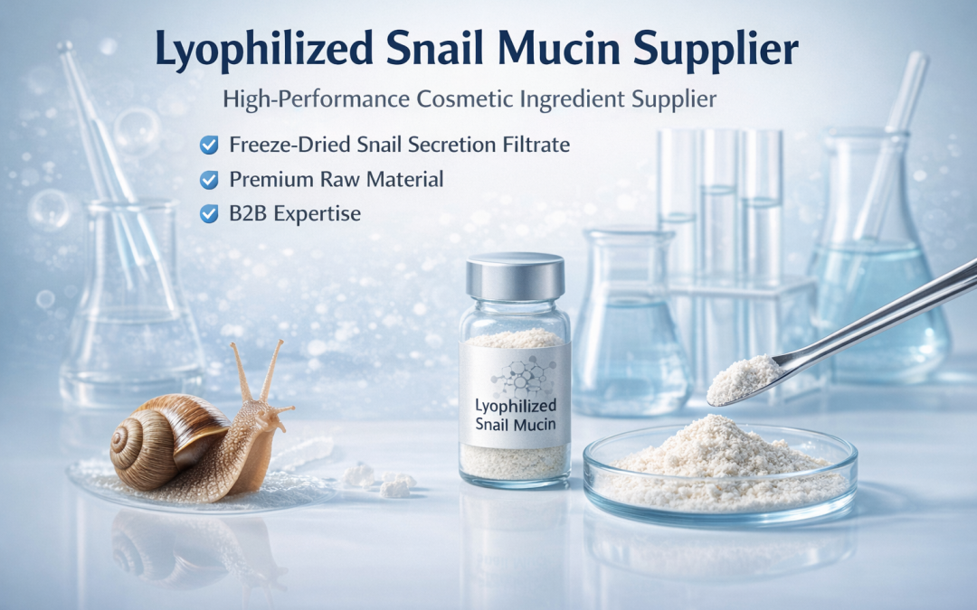 Bave d’Escargot Lyophilisée – Cosmétiques Haute Performance