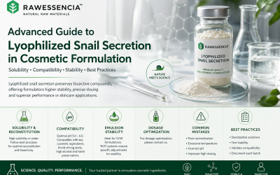 Lyophilized Snail Secretion in Cosmetic Formulation