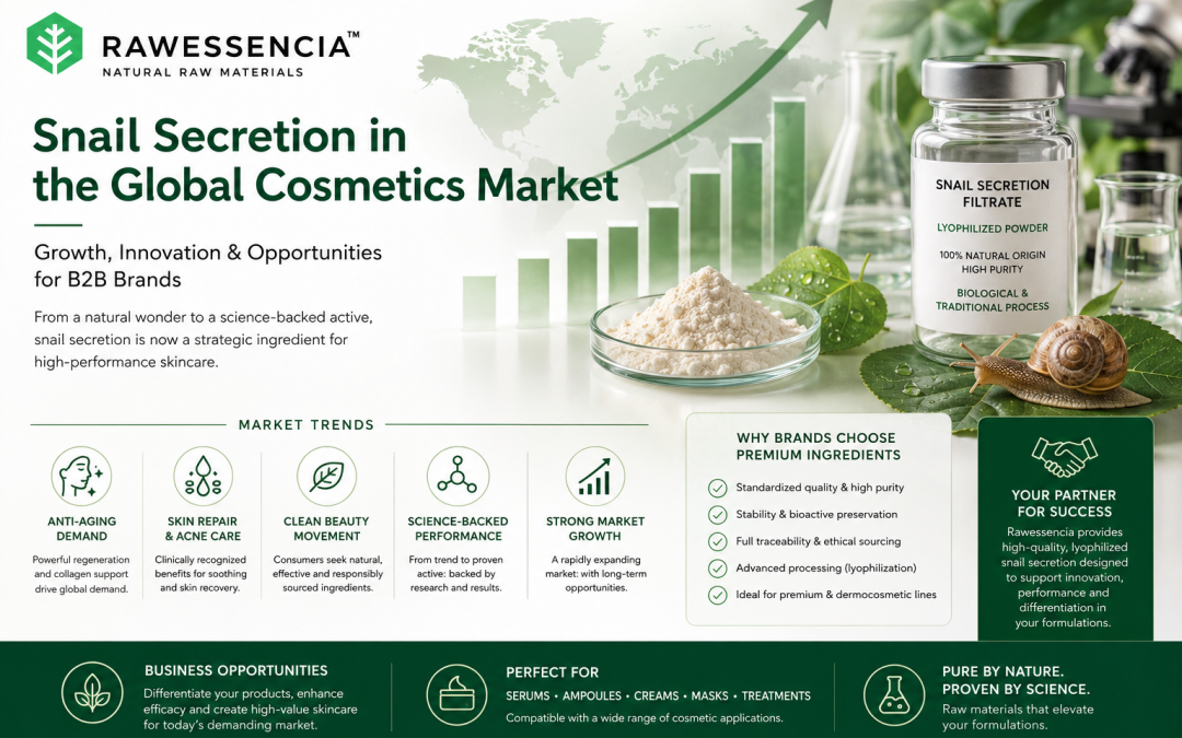Snail Secretion in the Global Cosmetics Market