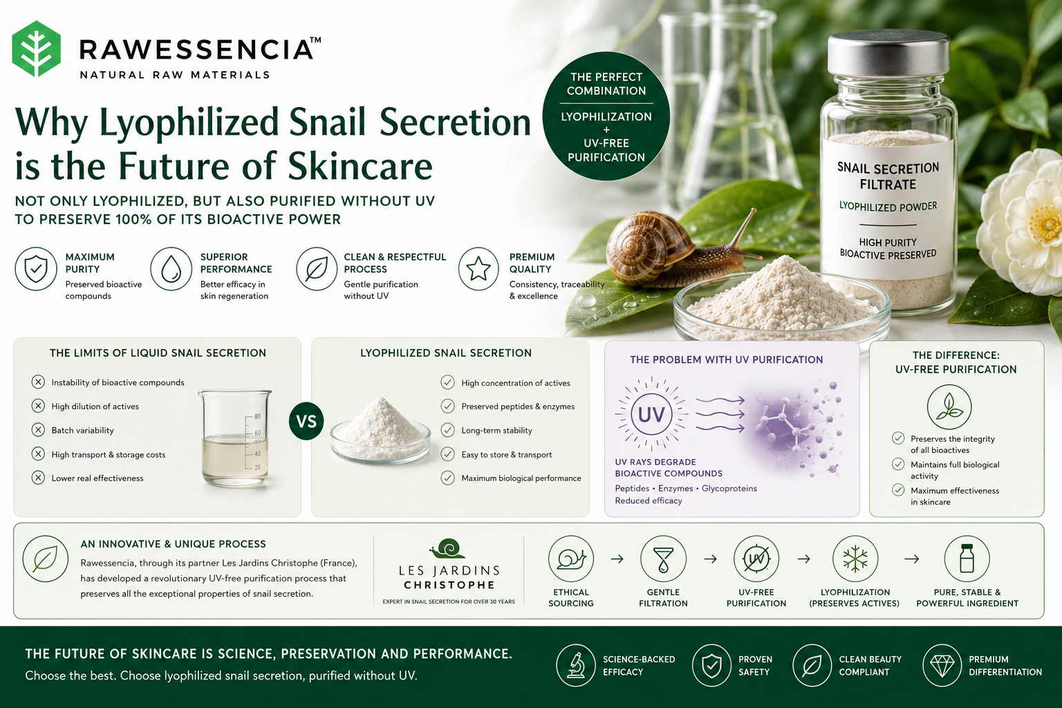 Why Lyophilized Snail Secretion is the Future of Skincare